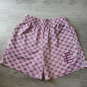 Eric Emanuel Purple GG Shorts